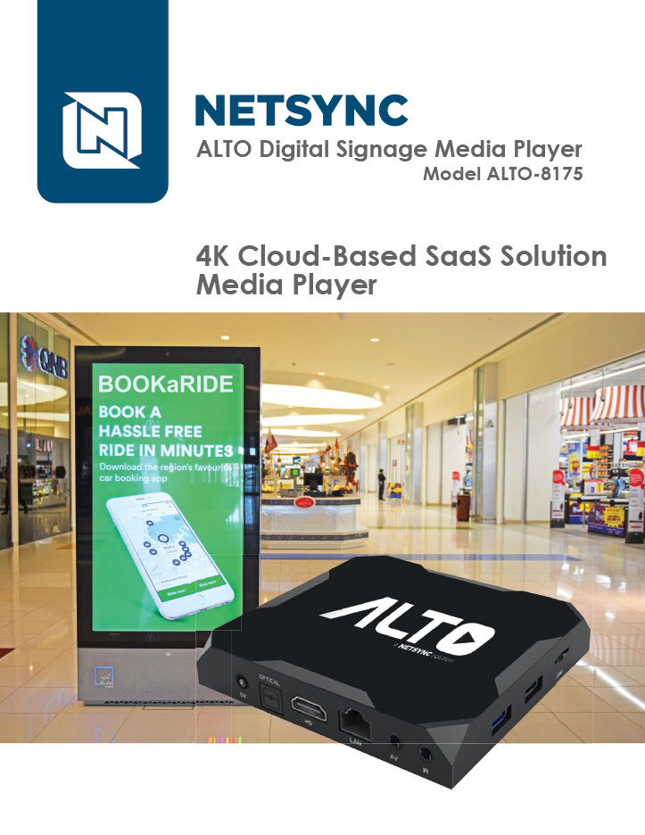Netsync ALTO Digital Signage Media Player