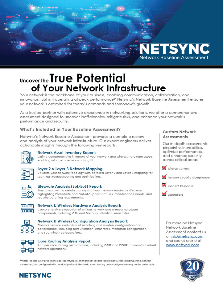 Netsync Network Baseline Assessment Netsync Network Baseline Assessment