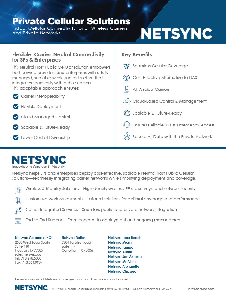 Private Cellular Solutions Private Cellular Solutions