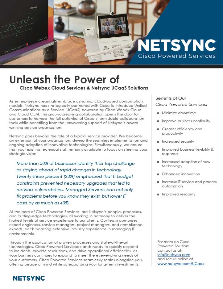 Unified Communications-as-a-Service (UCaaS) Unified Communications-as-a-Service (UCaaS)